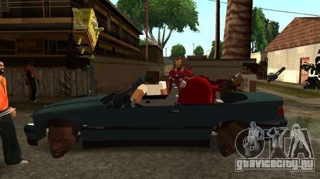 Funny Bmw E36 Cabrio для GTA San Andreas