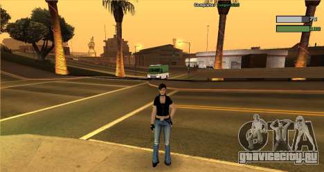 Claire Redfield Black для GTA San Andreas