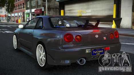 Nissan Skyline R34 GT-R 99th для GTA 4