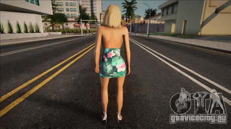 Flowers Girl Dress для GTA San Andreas