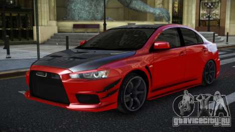 Mitsubishi Lancer Evolution X 08th для GTA 4