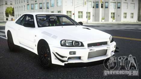 Nissan Skyline R34 GT-R TYH для GTA 4