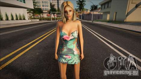 Flowers Girl Dress для GTA San Andreas