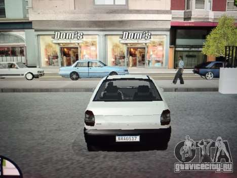 Fiat Siena 1997 Sedan для GTA San Andreas