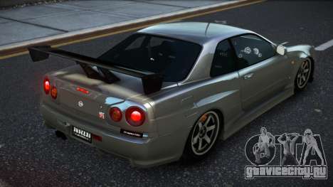 Nissan Skyline R34 GT-R 02th для GTA 4