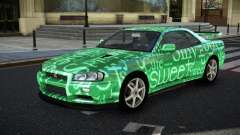 Nissan Skyline R34 GT-R NF-E S1 для GTA 4