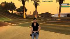 Claire Redfield Black для GTA San Andreas