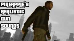 Pineapples Realistic Gun Sounds для GTA 4