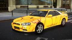 Nissan Skyline R34 GT-R NF-E S8 для GTA 4