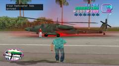 Hunter Helicopter Delivery для GTA Vice City