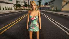 Flowers Girl Dress для GTA San Andreas