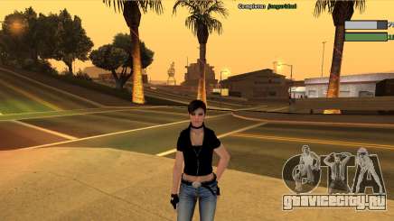 Claire Redfield Black для GTA San Andreas