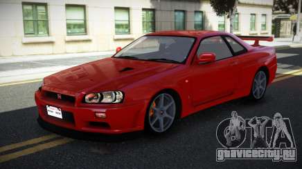 Nissan Skyline R34 GTR UL для GTA 4