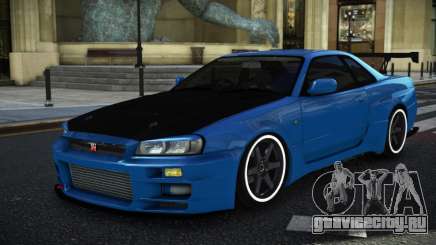 Nissan Skyline R34 GT-R NRD для GTA 4