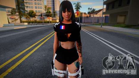 Sexy Girl France Skin для GTA San Andreas