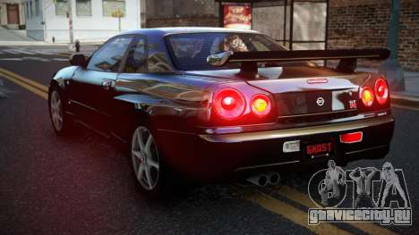 Nissan Skyline R34 GT-R XD-L для GTA 4