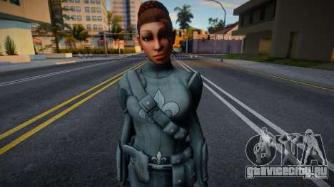 Shaundi Suit o Con Traje Tactico de Saints Row I для GTA San Andreas