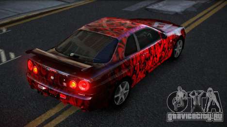 Nissan Skyline R34 GT-R XD-L S12 для GTA 4