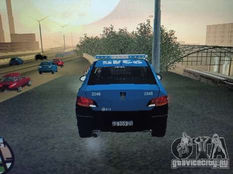 Peugeot 408 Policia Caba для GTA San Andreas