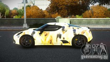 Alfa Romeo 4C MJR S8 для GTA 4