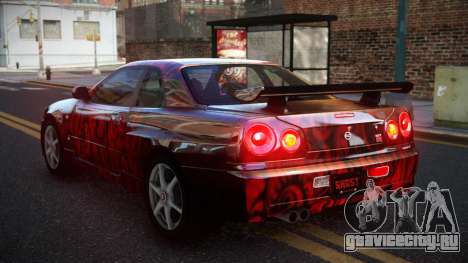 Nissan Skyline R34 GT-R XD-L S12 для GTA 4