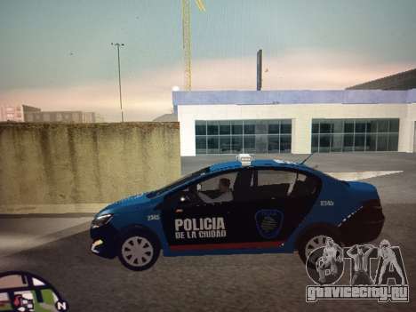 Peugeot 408 Policia Caba для GTA San Andreas