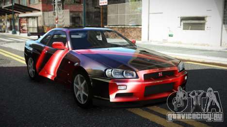 Nissan Skyline R34 GT-R XD-L S11 для GTA 4