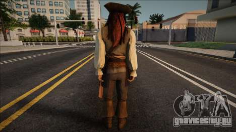 Jack Sparrow - Pirates Oc для GTA San Andreas