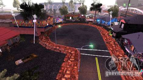 New Grove Street Texture для GTA San Andreas