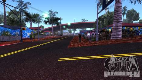 New Grove Street Texture для GTA San Andreas