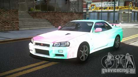 Nissan Skyline R34 GT-R XD-L S7 для GTA 4