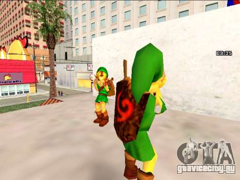 Young Link OOTN64 для GTA San Andreas