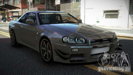 Nissan Skyline R34 MN-S для GTA 4