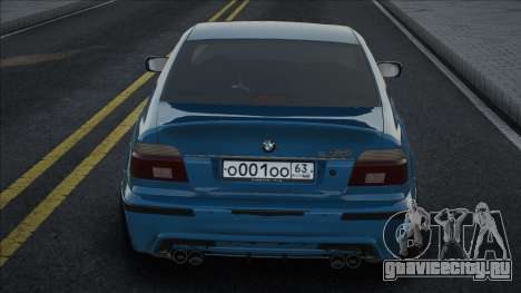 BMW E39 Blue для GTA San Andreas