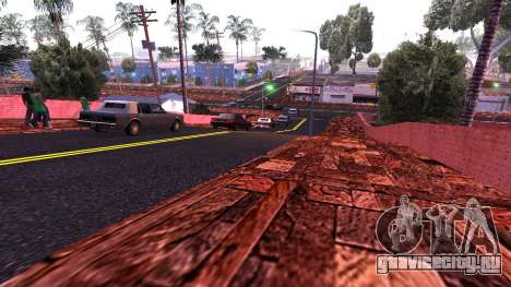 New Grove Street Texture для GTA San Andreas