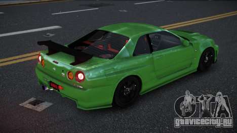 Nissan Skyline R34 RF-N для GTA 4