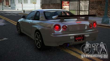 Nissan Skyline R34 MN-S для GTA 4