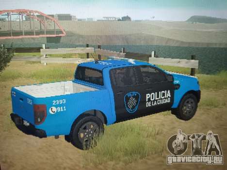 Ford Ranger policia CABA для GTA San Andreas