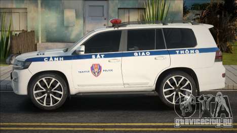 Toyota Land Cruiser - Vietnam Traffic Police Car для GTA San Andreas