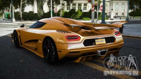 Koenigsegg Agera One RBF для GTA 4