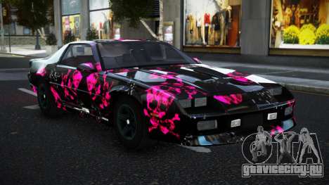 Chevrolet Camaro IROC-Z BR S10 для GTA 4