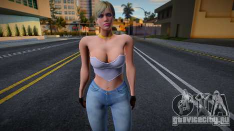 Sherry Birkin Skinny Mod (RE6) для GTA San Andreas