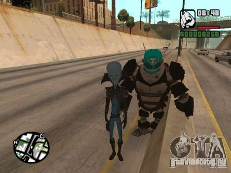 Megamind Skins для GTA San Andreas