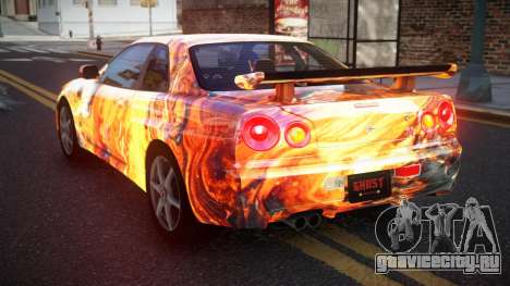 Nissan Skyline R34 GT-R XD-L S3 для GTA 4