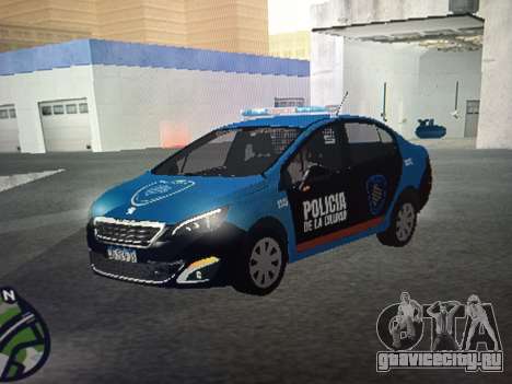 Peugeot 408 Policia Caba для GTA San Andreas