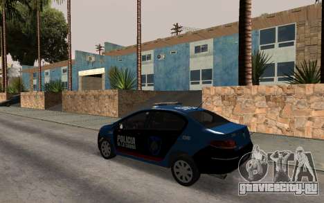 Peugeot 408 Policia Caba для GTA San Andreas