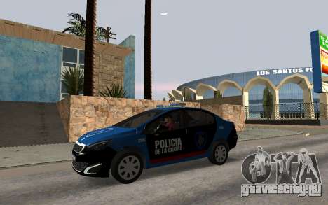 Peugeot 408 Policia Caba для GTA San Andreas