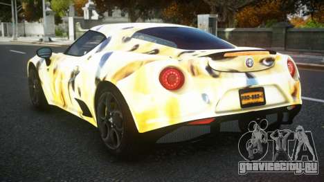 Alfa Romeo 4C MJR S8 для GTA 4