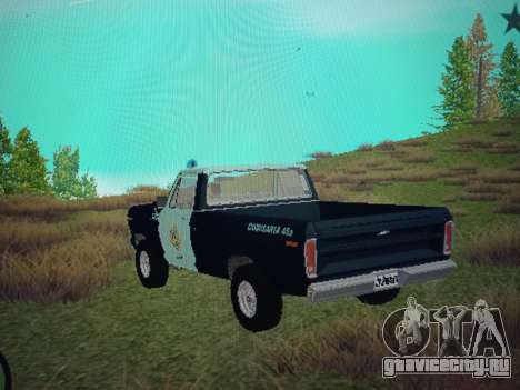 Ford F100 Policia Federal 1978 для GTA San Andreas