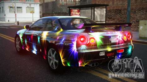 Nissan Skyline R34 GT-R XD-L S2 для GTA 4